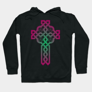 Celtic Cross With Triskeles Hoodie